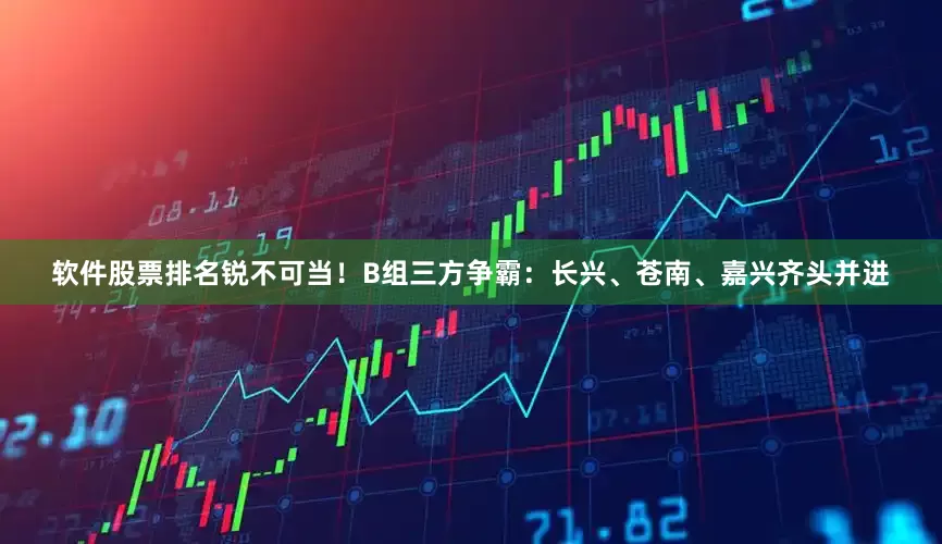 软件股票排名锐不可当！B组三方争霸：长兴、苍南、嘉兴齐头并进