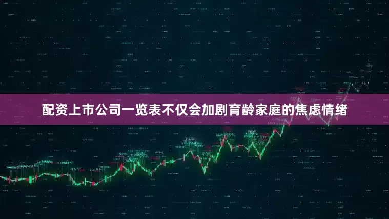 配资上市公司一览表不仅会加剧育龄家庭的焦虑情绪