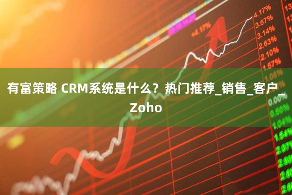 有富策略 CRM系统是什么？热门推荐_销售_客户_Zoho